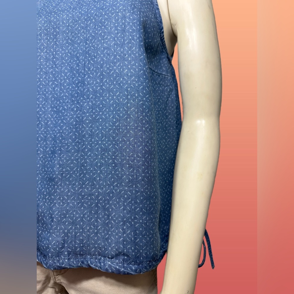 Universal Thread Blue Patterned Tank Top - Picture 2 of 5